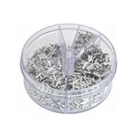 Casa si Gradina - Constructii - Scule electrice si accesorii - Accesorii pistoale de lipit - Set 1900 cuple de cablu (mufa) cositorire 0,5 - 2,5 mm2 KD10495 KraftDele - Infinity.ro
