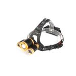 Sport si Outdoor - Camping - Articole solare camping - Lampi si lanterne camping - Lanterna frontala de cap T6 LED cu 2x Q5 zoom 1-2000x 18A KD1246 KraftDele - Infinity.ro