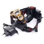 Sport si Outdoor - Camping - Articole solare camping - Lampi si lanterne camping - Lanterna frontala de cap T6 LED cu 2x Q5 zoom 1-2000x 18A KD1246 KraftDele - Infinity.ro