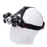 Sport si Outdoor - Camping - Articole solare camping - Lampi si lanterne camping - Lanterna frontala de cap T6 led cu 4x Q5 zoom 1-2000x 18A KD1248 KraftDele - Infinity.ro