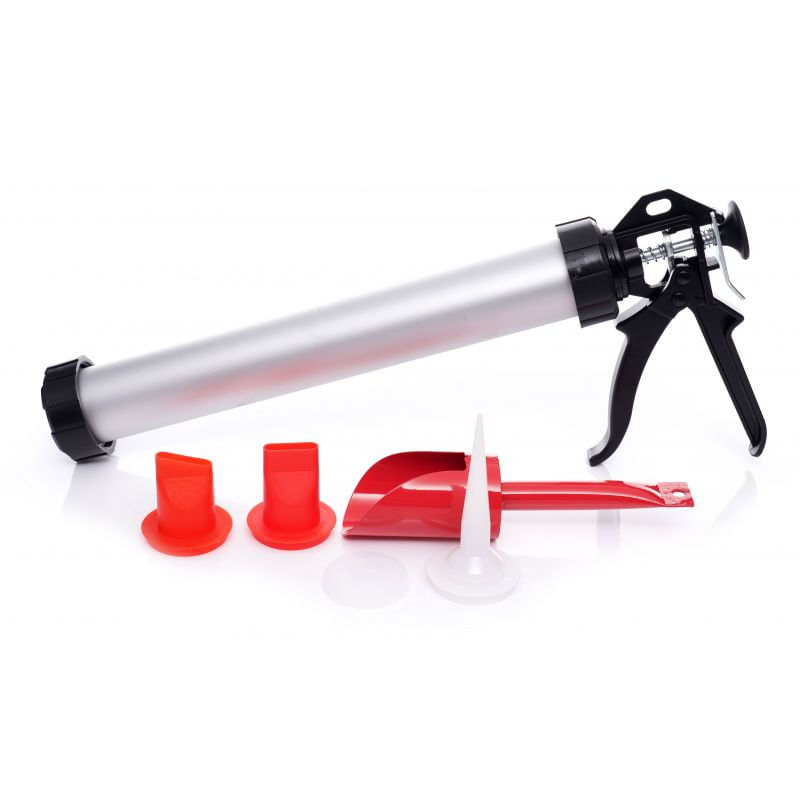 Casa si Gradina - Constructii - Scule electrice si accesorii - Pistoale de lipit - Pistol manual pentru aplicat silicon tip tub si salam KD10369 KraftDele - Infinity.ro