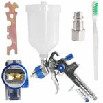 Casa si Gradina - Constructii - Vopsea si tencuieli - Pistoale si sisteme de vopsit si tencuit - Pistol pentru pulverizat H888P 1.5mm VERKE V81296 - Infinity.ro