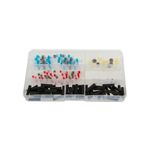 Auto si Moto - Electronice auto - Accesorii electronice auto - Tuburi termocontractabile cu inel de fludor set 100 buc. KD10490 Kraftdele - Infinity.ro