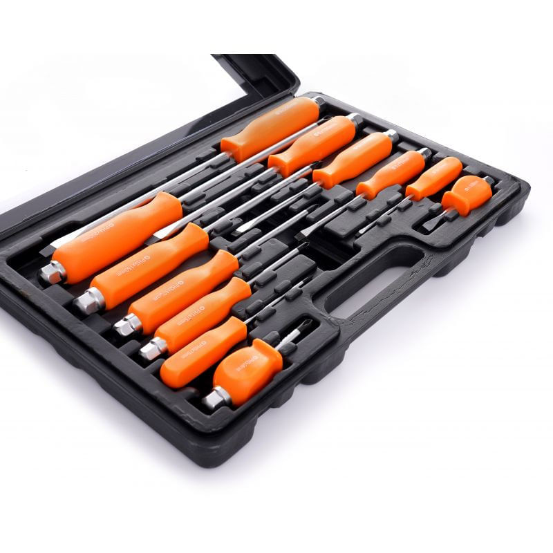 Casa si Gradina - Constructii - Scule de mana si unelte - Surubelnite - Set de 12 surubelnite de impact pentru mecanica KD10946 Kraftdele - Infinity.ro