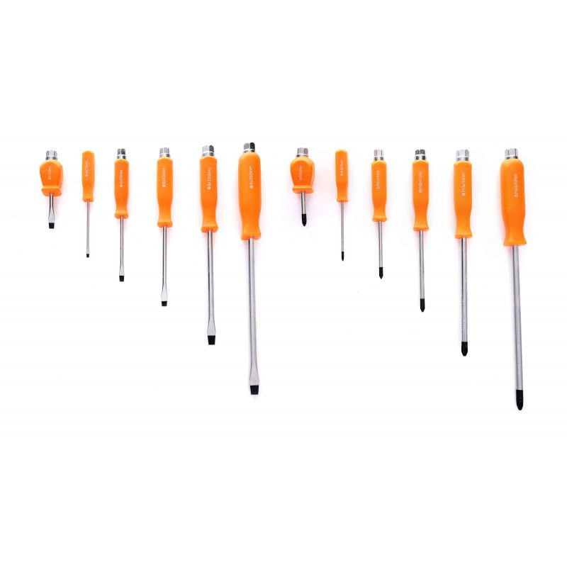 Casa si Gradina - Constructii - Scule de mana si unelte - Surubelnite - Set de 12 surubelnite de impact pentru mecanica KD10946 Kraftdele - Infinity.ro