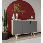 Casa si Gradina - Mobilier - Comode si corpuri - Console - Consolă Hanah Home, PAL melaminat, 120 x 30 x 80 cm, sapphire stejar/antracit, 469ORN1519 - Infinity.ro