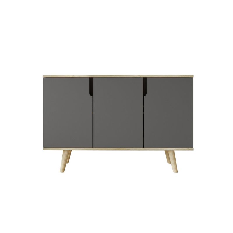 Casa si Gradina - Mobilier - Comode si corpuri - Console - Consolă Hanah Home, PAL melaminat, 120 x 30 x 80 cm, sapphire stejar/antracit, 469ORN1519 - Infinity.ro