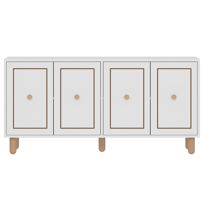 Casa si Gradina - Mobilier - Comode si corpuri - Console - Consolă Hanah Home, PAL melaminat, 150 x 36 x 73 cm, alb, 327ODS1342 - Infinity.ro