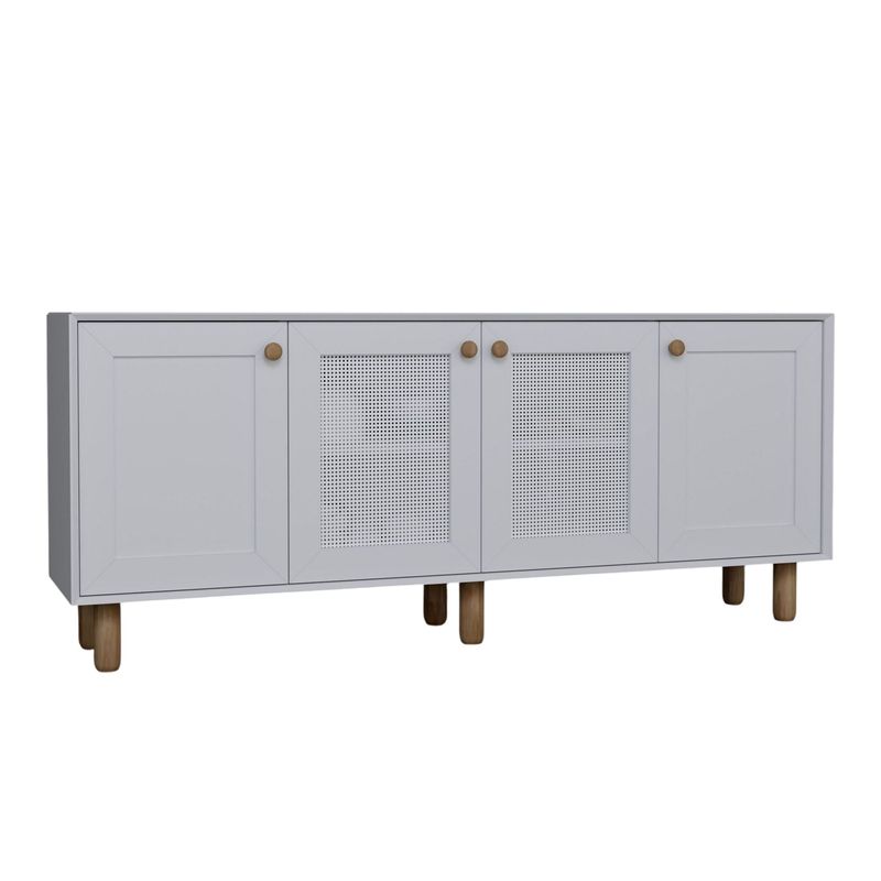 Casa si Gradina - Mobilier - Comode si corpuri - Console - Consolă Hanah Home, PAL melaminat, 180 x 40 x 75 cm, alb, 350MWD1503 - Infinity.ro