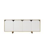 Casa si Gradina - Mobilier - Comode si corpuri - Console - Consolă Hanah Home, PAL melaminat, 180 x 45 x 75 cm, sapphire stejar/alb, 469ORN1511 - Infinity.ro