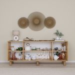 Casa si Gradina - Mobilier - Comode si corpuri - Console - Consolă Hanah Home, PAL melaminat, 180 x 40 x 75 cm, nuc, 350MWD1501 - Infinity.ro