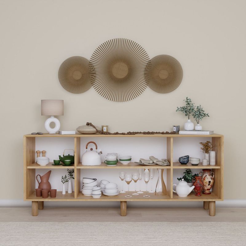 Casa si Gradina - Mobilier - Comode si corpuri - Console - Consolă Hanah Home, PAL melaminat, 180 x 40 x 75 cm, nuc, 350MWD1501 - Infinity.ro