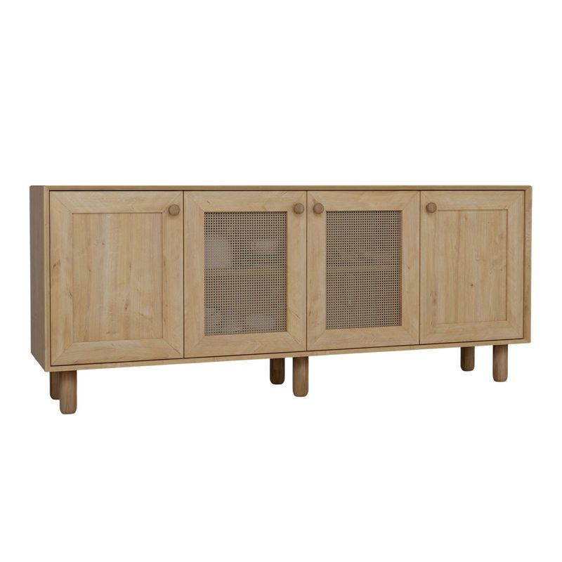 Casa si Gradina - Mobilier - Comode si corpuri - Console - Consolă Hanah Home, PAL melaminat, 180 x 40 x 75 cm, nuc, 350MWD1501 - Infinity.ro
