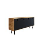 Casa si Gradina - Mobilier - Comode si corpuri - Console - Consolă Hanah Home, PAL melaminat, 180 x 45 x 80 cm, sapphire stejar/antracit, 469ORN1503 - Infinity.ro