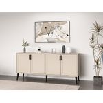 Casa si Gradina - Mobilier - Comode si corpuri - Console - Consolă Hanah Home, PAL melaminat, 180 x 45 x 81 cm, bej nisipiu, 506MNR1322 - Infinity.ro