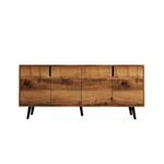 Casa si Gradina - Mobilier - Comode si corpuri - Console - Consolă Hanah Home, PAL melaminat, 180 x 45 x 80 cm, nuc, 469ORN1501 - Infinity.ro