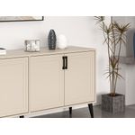 Casa si Gradina - Mobilier - Comode si corpuri - Console - Consolă Hanah Home, PAL melaminat, 180 x 45 x 81 cm, bej nisipiu, 506MNR1322 - Infinity.ro
