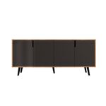 Casa si Gradina - Mobilier - Comode si corpuri - Console - Consolă Hanah Home, PAL melaminat, 180 x 45 x 80 cm, sapphire stejar/antracit, 469ORN1508 - Infinity.ro