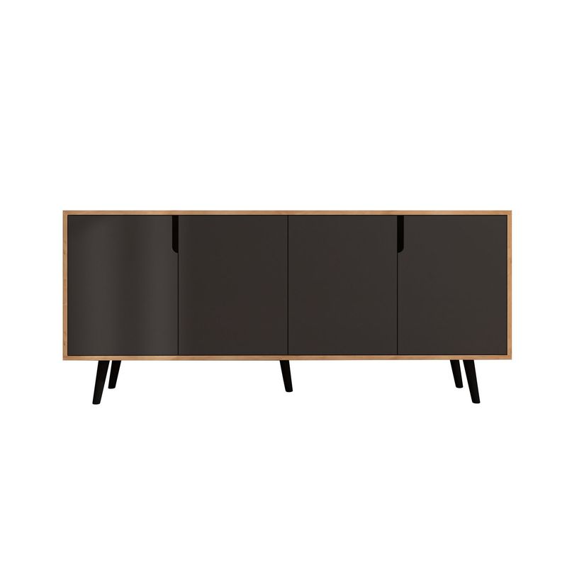 Casa si Gradina - Mobilier - Comode si corpuri - Console - Consolă Hanah Home, PAL melaminat, 180 x 45 x 80 cm, sapphire stejar/antracit, 469ORN1508 - Infinity.ro
