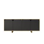 Casa si Gradina - Mobilier - Comode si corpuri - Console - Consolă Hanah Home, PAL melaminat, 180 x 45 x 75 cm, sapphire stejar/antracit, 469ORN1513 - Infinity.ro