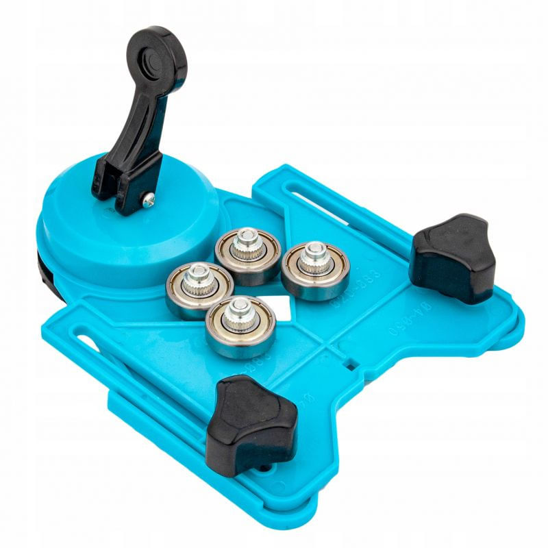 Casa si Gradina - Constructii - Scule electrice si accesorii - Seturi si accesorii pentru gaurit si insurubat - Sablon gaurire cu ventuza si rulmenti pentru placi ceramice KD10386 Kraftdele - Infinity.ro