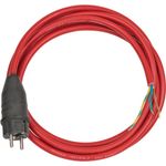 Casa si Gradina - Electrice - Cabluri electrice si conductori - Cablu electric 3m H05RR-F3G1,5 rosu cu stecher turnata DE/BE B1160490 Brennenstuhl - Infinity.ro