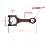 Casa si Gradina - Gradinarit si plante - Utilaje gradina - Consumabile si accesorii utilaje de gradina - Biela pentru motoare diesel Yanmar L70 si Kipor Kama 178F Barracuda B-BIEL.178F.L70 - Infinity.ro