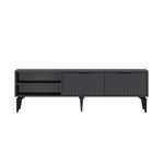 Casa si Gradina - Mobilier - Comode si corpuri - Comode - Comodă TV Hanah Home, PAL melaminat, 160 x 29.6 x 50 cm, antracit, 327ODS1265 - Infinity.ro
