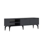 Casa si Gradina - Mobilier - Comode si corpuri - Comode - Comodă TV Hanah Home, PAL melaminat, 160 x 29.6 x 50 cm, antracit, 327ODS1265 - Infinity.ro