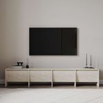 Casa si Gradina - Mobilier - Comode si corpuri - Comode - Comodă TV Hanah Home, PAL melaminat, 180 x 35 x 40 cm, travertine, 382NRC2531 - Infinity.ro