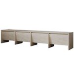 Casa si Gradina - Mobilier - Comode si corpuri - Comode - Comodă TV Hanah Home, PAL melaminat, 180 x 35 x 40 cm, travertine, 382NRC2531 - Infinity.ro