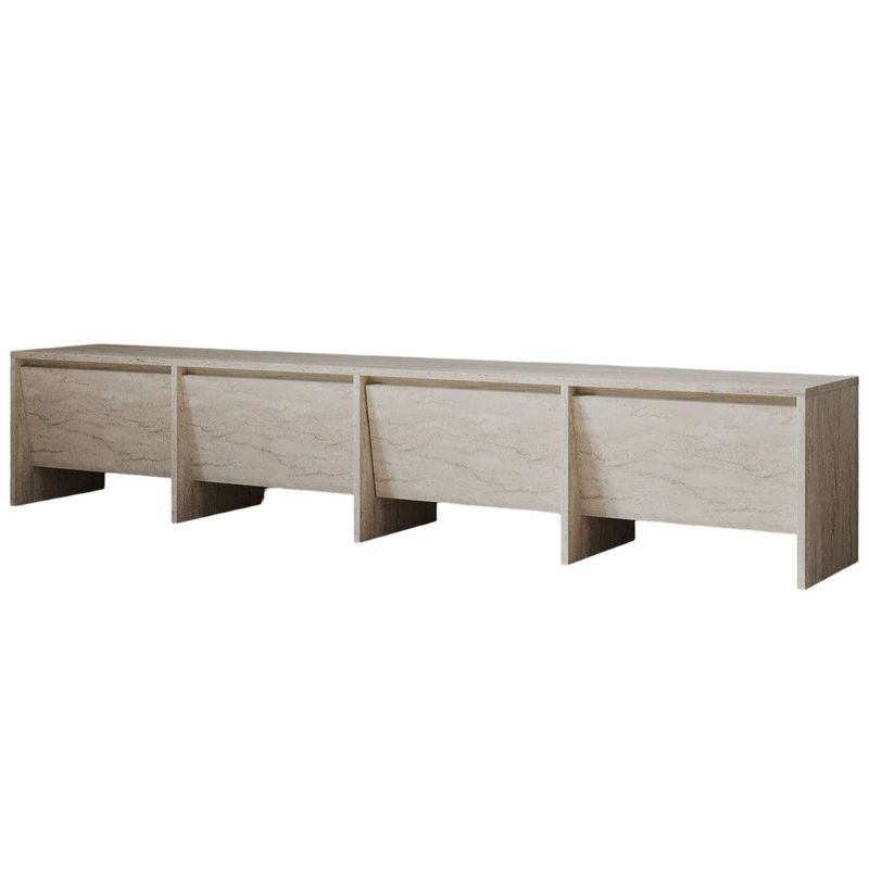 Casa si Gradina - Mobilier - Comode si corpuri - Comode - Comodă TV Hanah Home, PAL melaminat, 180 x 35 x 40 cm, travertine, 382NRC2531 - Infinity.ro
