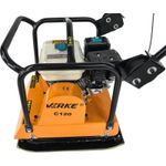 Casa si Gradina - Constructii - Utilaje constructii - Placi compactoare - Placa compactoare pe benzina putere 6.5cp 98Kg 18kN 70Hz Verke V10116 - Infinity.ro
