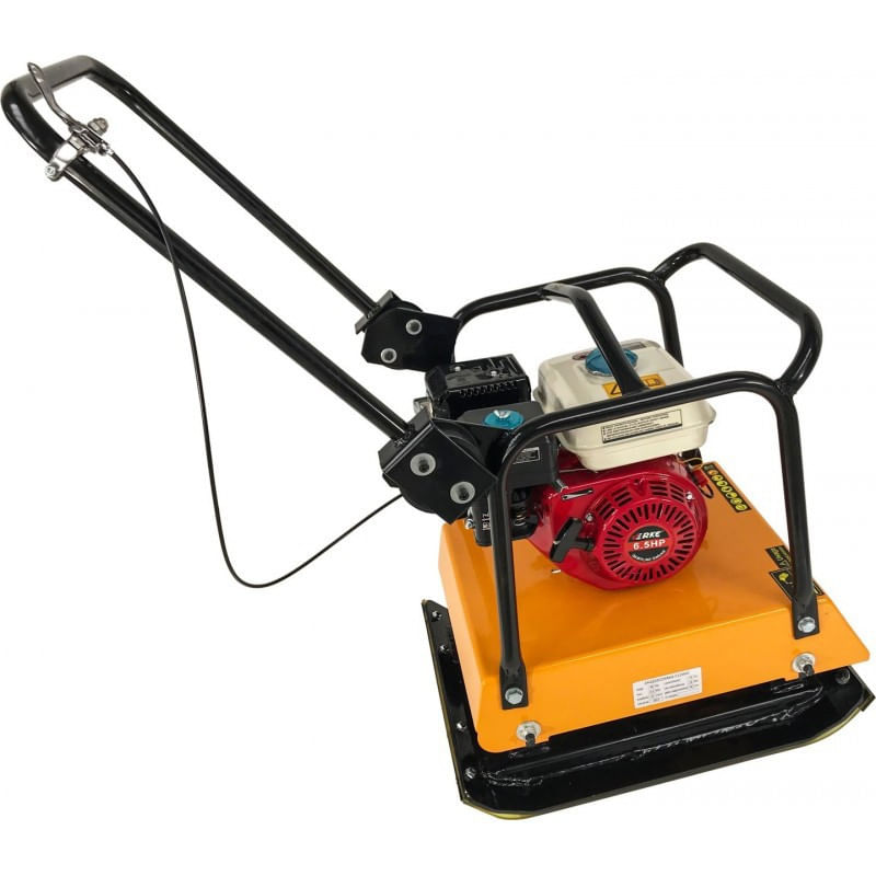 Casa si Gradina - Constructii - Utilaje constructii - Placi compactoare - Placa compactoare pe benzina putere 6.5cp 98Kg 18kN 70Hz Verke V10116 - Infinity.ro