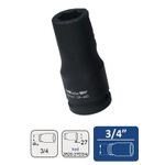 Casa si Gradina - Constructii - Scule de mana si unelte - Chei si truse chei - MA3520.27D3/4CHEIE TUBULARA DE IMPACT LUNGA 3/4" 19-36MM - Infinity.ro