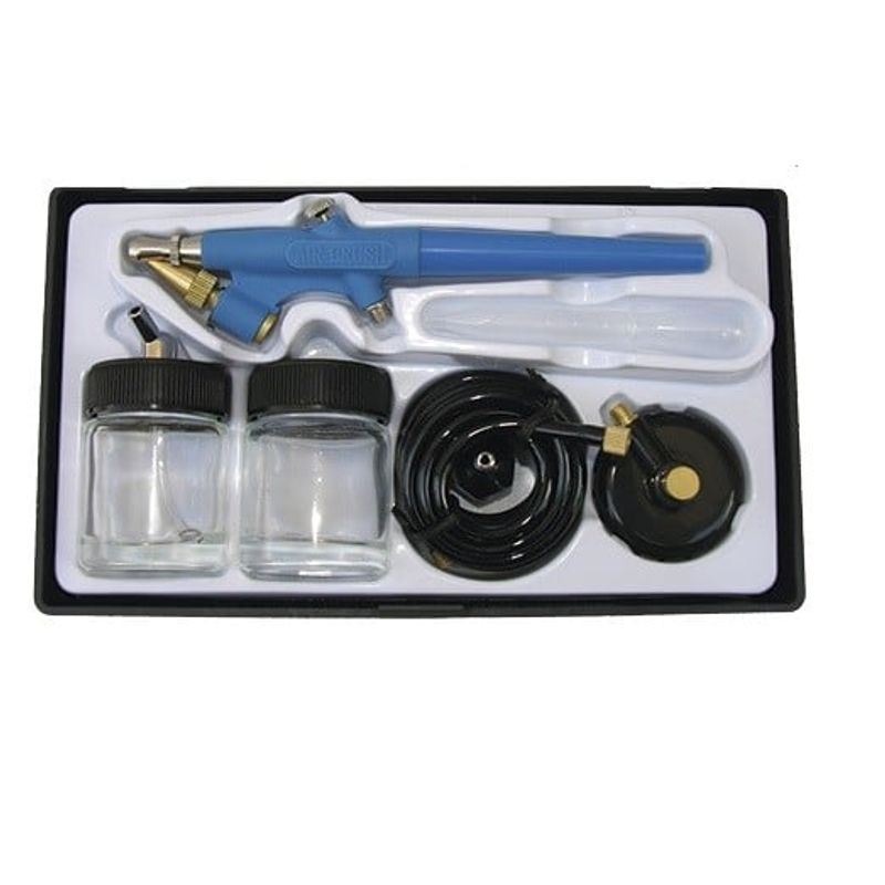 Casa si Gradina - Constructii - Vopsea si tencuieli - Pistoale si sisteme de vopsit si tencuit - Aerograf duza 0.3mm rezervor 22 cmc ADLER AB-1001 MA0250.0 - Infinity.ro