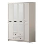 Casa si Gradina - Mobilier - Dulapuri si sifoniere - Dulapuri - Dulap Hanah Home, PAL melaminat, 140 x 52 x 184 cm, alb mat, 167RAB1168 - Infinity.ro