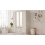 Casa si Gradina - Mobilier - Dulapuri si sifoniere - Dulapuri - Dulap Hanah Home, PAL melaminat, 140 x 52 x 210 cm, alb mat, 167RAB1154 - Infinity.ro