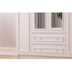 Casa si Gradina - Mobilier - Dulapuri si sifoniere - Dulapuri - Dulap Hanah Home, PAL melaminat, 140 x 52 x 210 cm, alb mat, 167RAB1166 - Infinity.ro