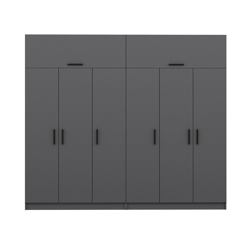Casa si Gradina - Mobilier - Dulapuri si sifoniere - Dulapuri - Dulap Hanah Home, PAL melaminat, 270 x 52 x 255 cm, antracit, 506MNR2884 - Infinity.ro