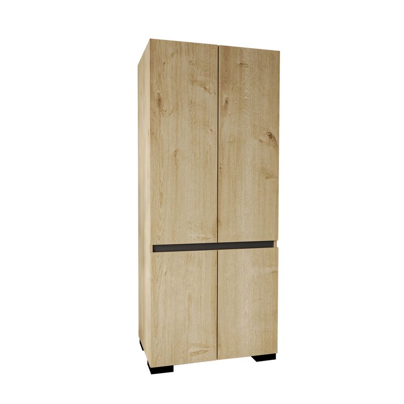 Casa si Gradina - Mobilier - Dulapuri si sifoniere - Dulapuri - Dulap Hanah Home, PAL melaminat, 90 x 52 x 210 cm, sapphire stejar/antracit, 469ORN1114 - Infinity.ro