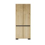 Casa si Gradina - Mobilier - Dulapuri si sifoniere - Dulapuri - Dulap Hanah Home, PAL melaminat, 90 x 52 x 210 cm, sapphire stejar/antracit, 469ORN1114 - Infinity.ro