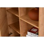Casa si Gradina - Mobilier - Dulapuri si sifoniere - Dulapuri - Dulap multifuncțional Hanah Home, PAL melaminat, 90 x 41 x 105 cm, stejar, 277WLN1108 - Infinity.ro