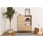 Casa si Gradina - Mobilier - Dulapuri si sifoniere - Dulapuri - Dulap multifuncțional Hanah Home, PAL melaminat, 90 x 41 x 105 cm, stejar, 277WLN1108 - Infinity.ro