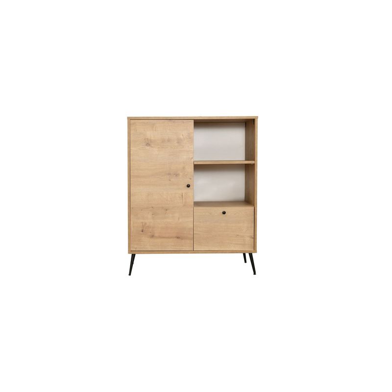 Casa si Gradina - Mobilier - Dulapuri si sifoniere - Dulapuri - Dulap multifuncțional Hanah Home, PAL melaminat, 90 x 41 x 105 cm, stejar, 277WLN1108 - Infinity.ro
