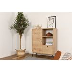 Casa si Gradina - Mobilier - Dulapuri si sifoniere - Dulapuri - Dulap multifuncțional Hanah Home, PAL melaminat, 90 x 41 x 105 cm, stejar, 277WLN1108 - Infinity.ro