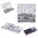 Auto si Moto - Reparatii si depanare - Scule auto - Scule si truse auto - Set de 200 arcuri metalice de intindere si compresie de diferite dimensiuni - Infinity.ro
