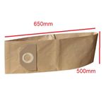 Electronice si Electrocasnice - Ingrijirea locuintei - Accesorii aparate pentru ingrijirea locuintei - Sac hartie pentru aspirator industrial 50L 650x500mm NR.718 - Infinity.ro