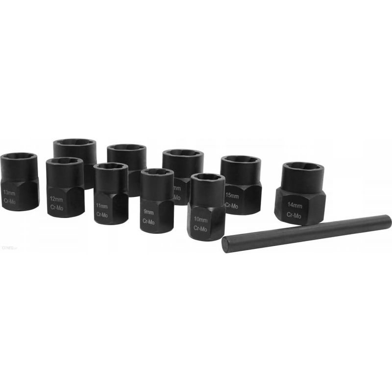 Casa si Gradina - Constructii - Scule de mana si unelte - Seturi scule - Set extractoare pentru suruburi rupte 10 elemente 3/8" V86481 - Infinity.ro