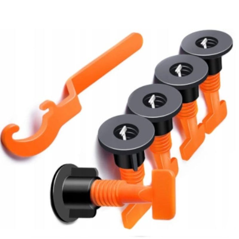 Casa si Gradina - Constructii - Gresie si faianta - Accesorii gresie si faianta - Sistem de nivelare gresie reutilizabile, pene, cleme cu 102 de elemente - Infinity.ro